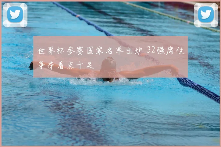 世界杯参赛国家名单出炉 32强席位争夺看点十足