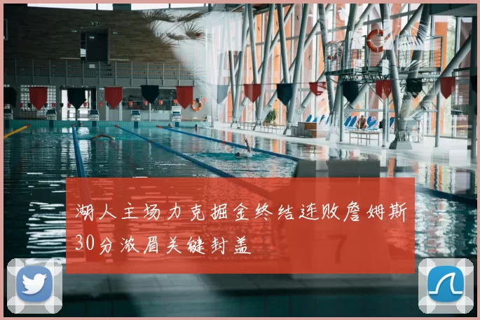 湖人主场力克掘金终结连败詹姆斯30分浓眉关键封盖